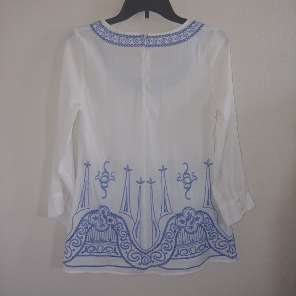 Sugar lips embroidered blouse peace and serenity - Picture 5 of 8